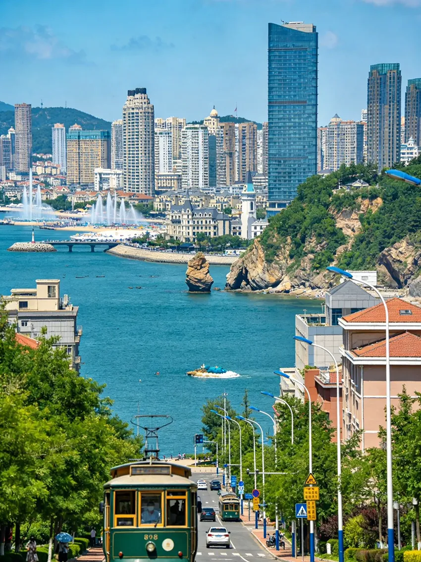 大连海岸城市风景